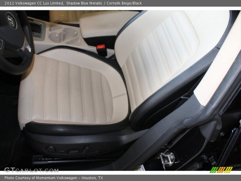 Shadow Blue Metallic / Cornsilk Beige/Black 2011 Volkswagen CC Lux Limited