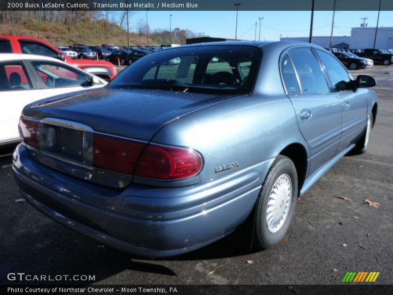 Titanium Blue Metallic / Medium Blue 2000 Buick LeSabre Custom
