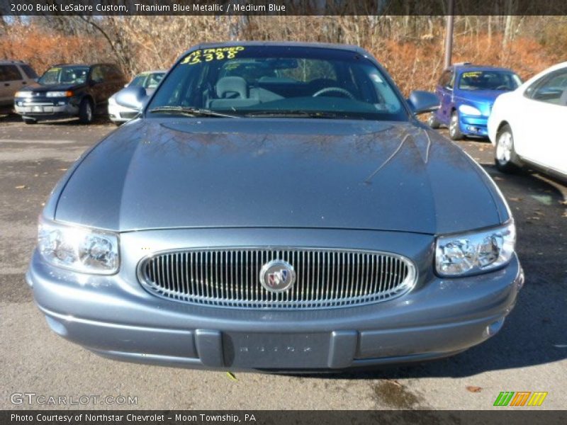 Titanium Blue Metallic / Medium Blue 2000 Buick LeSabre Custom