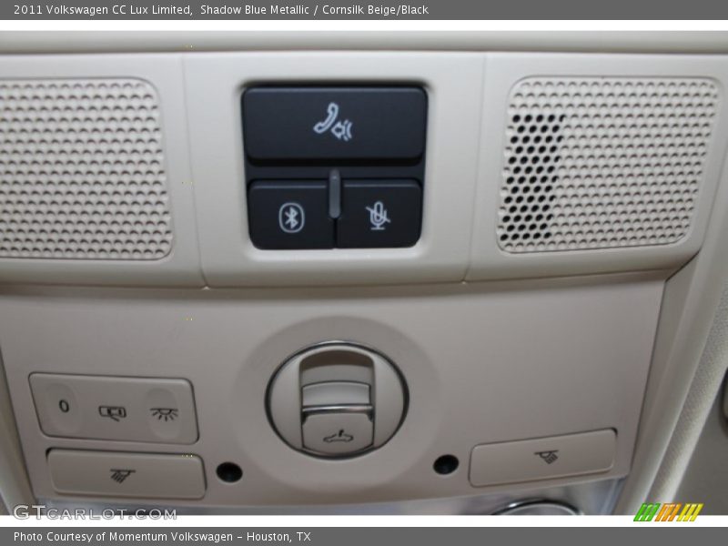 Shadow Blue Metallic / Cornsilk Beige/Black 2011 Volkswagen CC Lux Limited