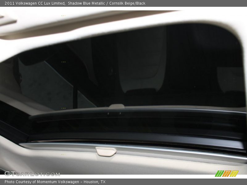 Shadow Blue Metallic / Cornsilk Beige/Black 2011 Volkswagen CC Lux Limited