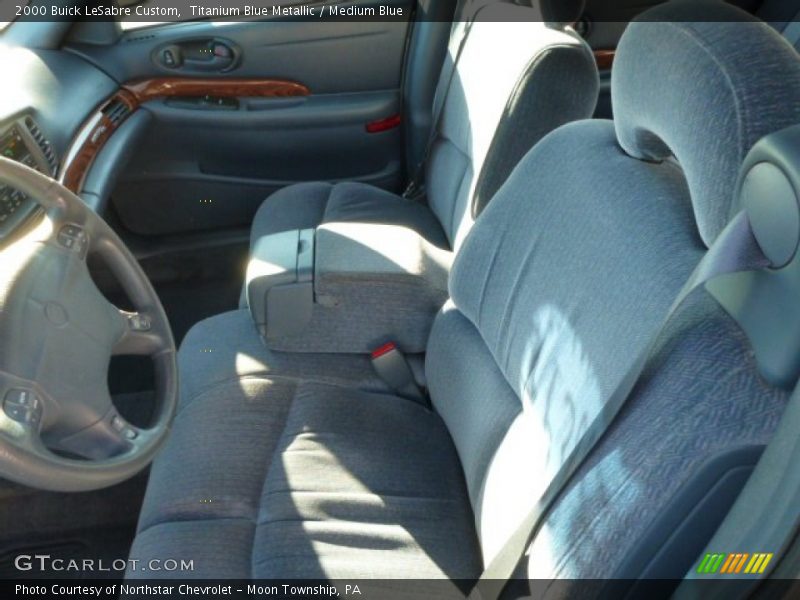 Titanium Blue Metallic / Medium Blue 2000 Buick LeSabre Custom