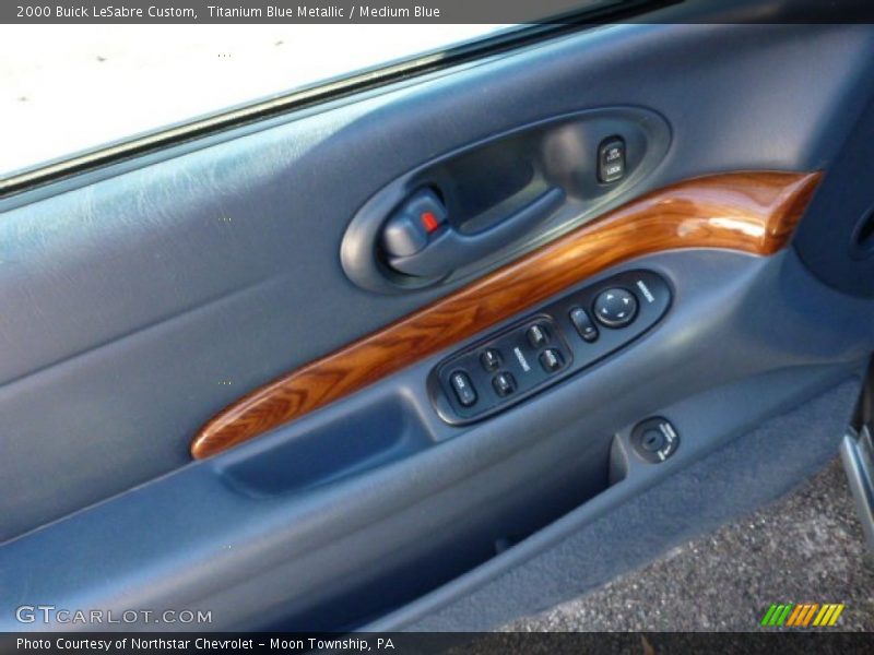 Titanium Blue Metallic / Medium Blue 2000 Buick LeSabre Custom
