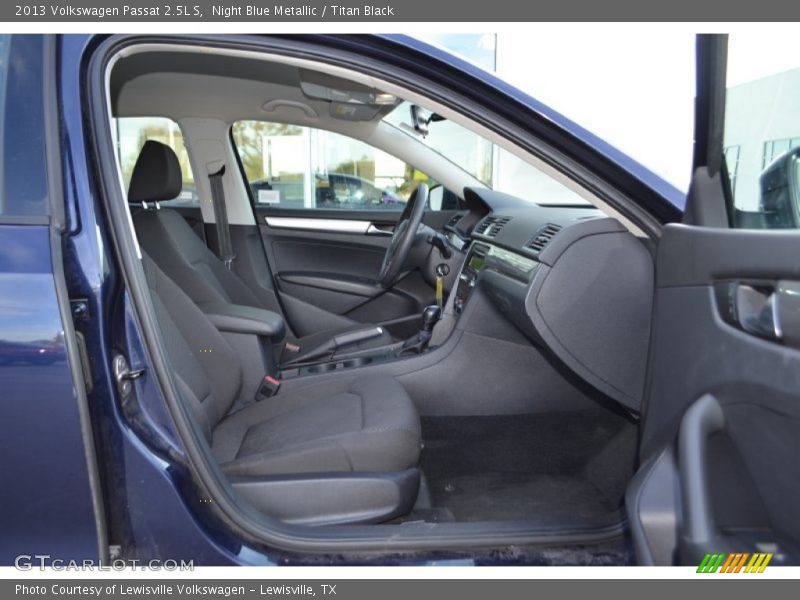 Night Blue Metallic / Titan Black 2013 Volkswagen Passat 2.5L S