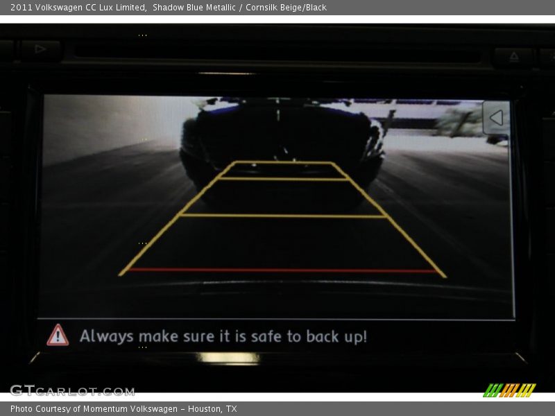 Shadow Blue Metallic / Cornsilk Beige/Black 2011 Volkswagen CC Lux Limited