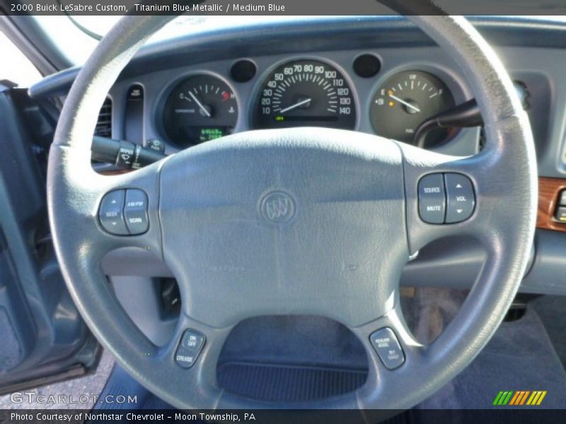 Titanium Blue Metallic / Medium Blue 2000 Buick LeSabre Custom