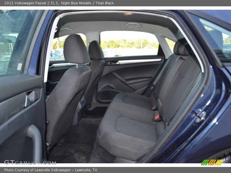 Night Blue Metallic / Titan Black 2013 Volkswagen Passat 2.5L S