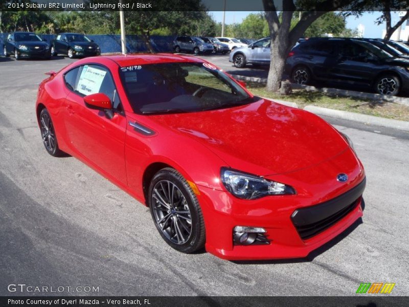 Front 3/4 View of 2014 BRZ Limited