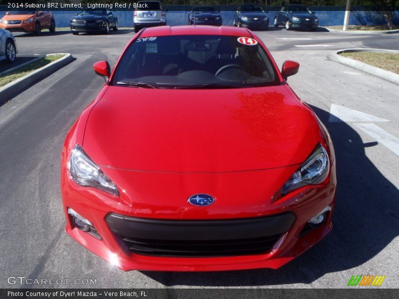 Lightning Red / Black 2014 Subaru BRZ Limited