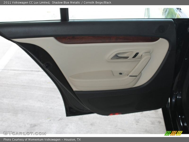Shadow Blue Metallic / Cornsilk Beige/Black 2011 Volkswagen CC Lux Limited