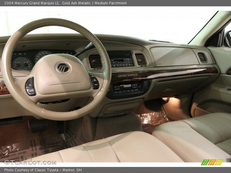 Gold Ash Metallic / Medium Parchment 2004 Mercury Grand Marquis LS