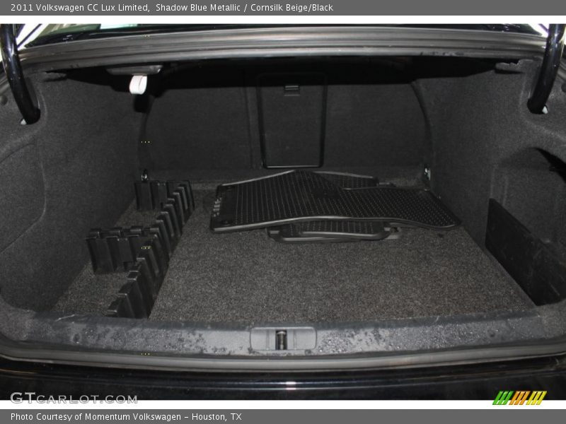 Shadow Blue Metallic / Cornsilk Beige/Black 2011 Volkswagen CC Lux Limited