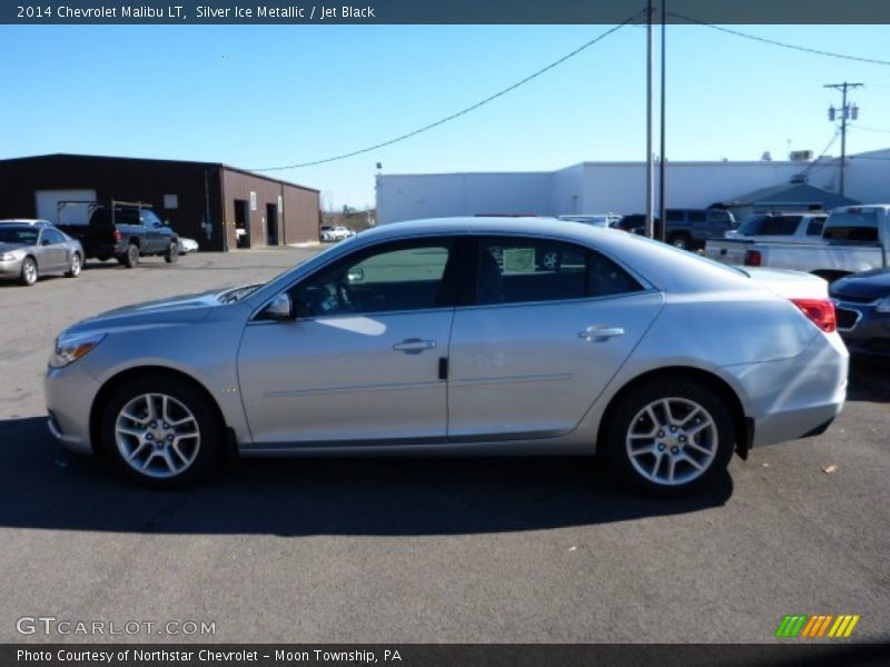 Silver Ice Metallic / Jet Black 2014 Chevrolet Malibu LT