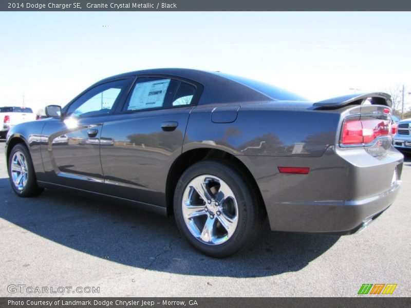 Granite Crystal Metallic / Black 2014 Dodge Charger SE