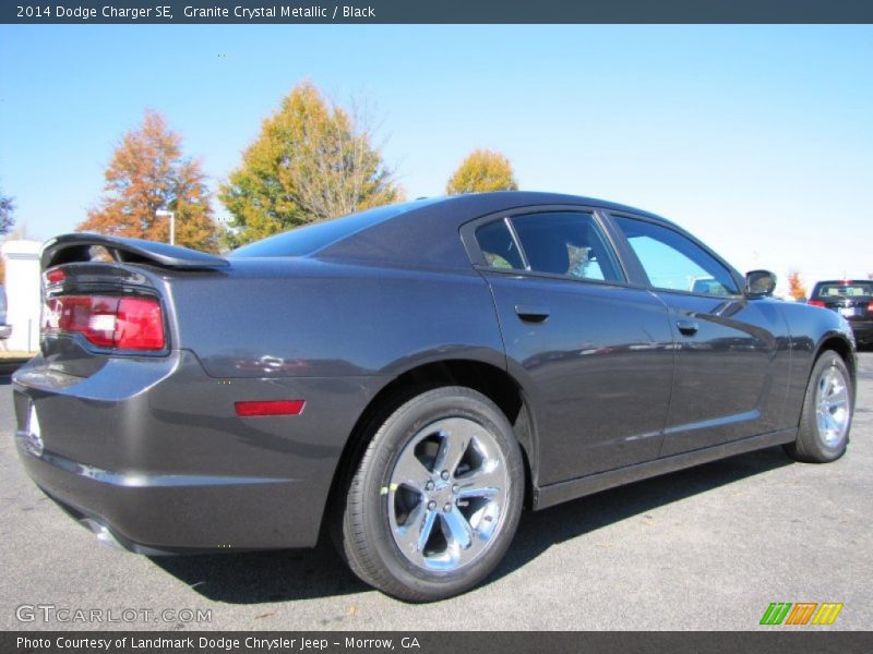 Granite Crystal Metallic / Black 2014 Dodge Charger SE