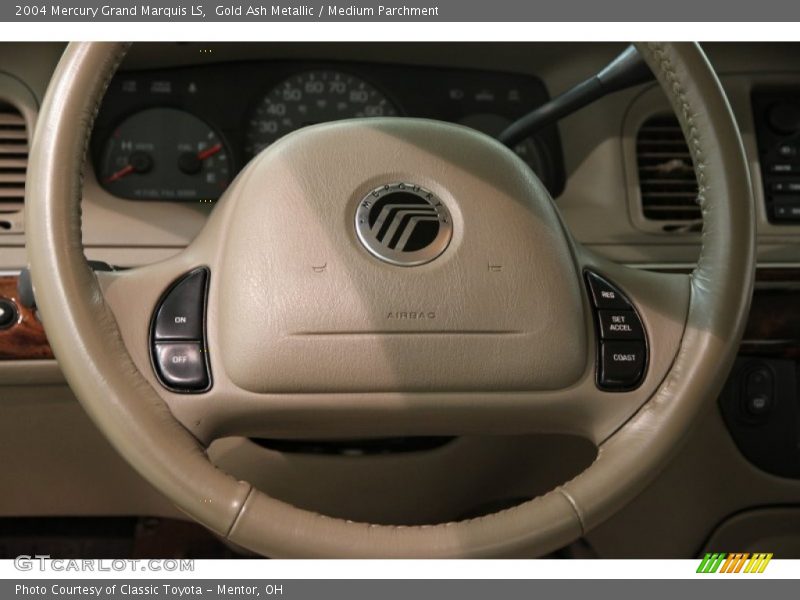 Gold Ash Metallic / Medium Parchment 2004 Mercury Grand Marquis LS
