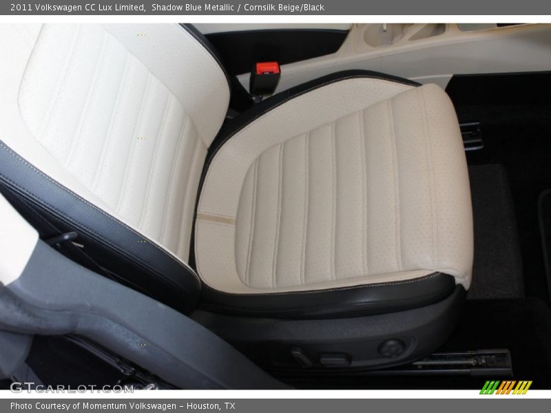 Shadow Blue Metallic / Cornsilk Beige/Black 2011 Volkswagen CC Lux Limited