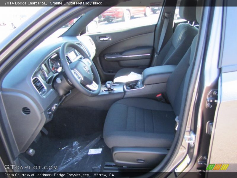 Granite Crystal Metallic / Black 2014 Dodge Charger SE