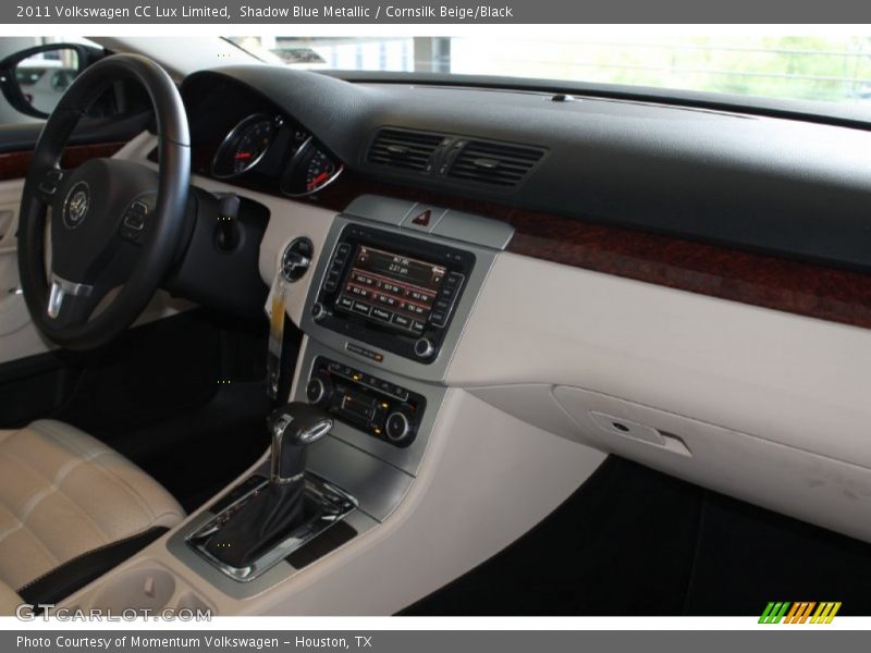 Shadow Blue Metallic / Cornsilk Beige/Black 2011 Volkswagen CC Lux Limited