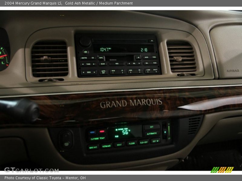 Gold Ash Metallic / Medium Parchment 2004 Mercury Grand Marquis LS