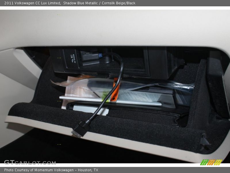 Shadow Blue Metallic / Cornsilk Beige/Black 2011 Volkswagen CC Lux Limited