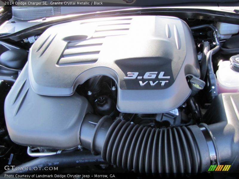 Granite Crystal Metallic / Black 2014 Dodge Charger SE
