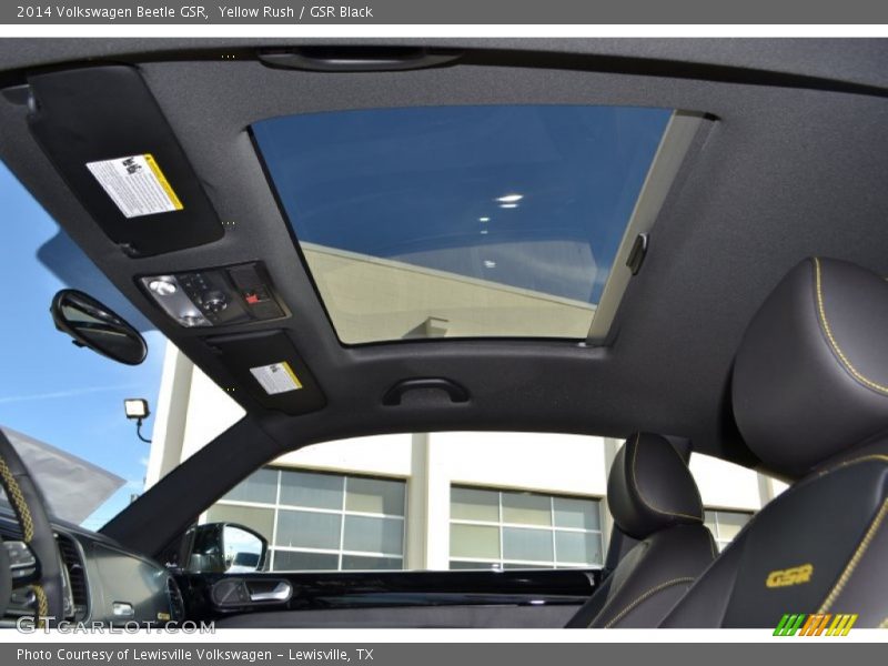 Sunroof of 2014 Beetle GSR