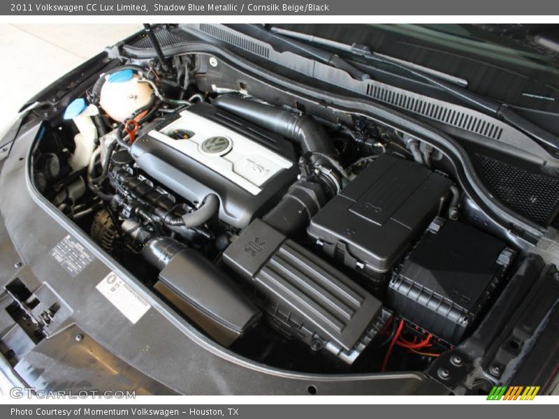Shadow Blue Metallic / Cornsilk Beige/Black 2011 Volkswagen CC Lux Limited