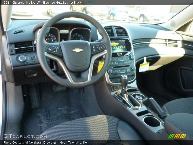 Silver Ice Metallic / Jet Black 2014 Chevrolet Malibu LT