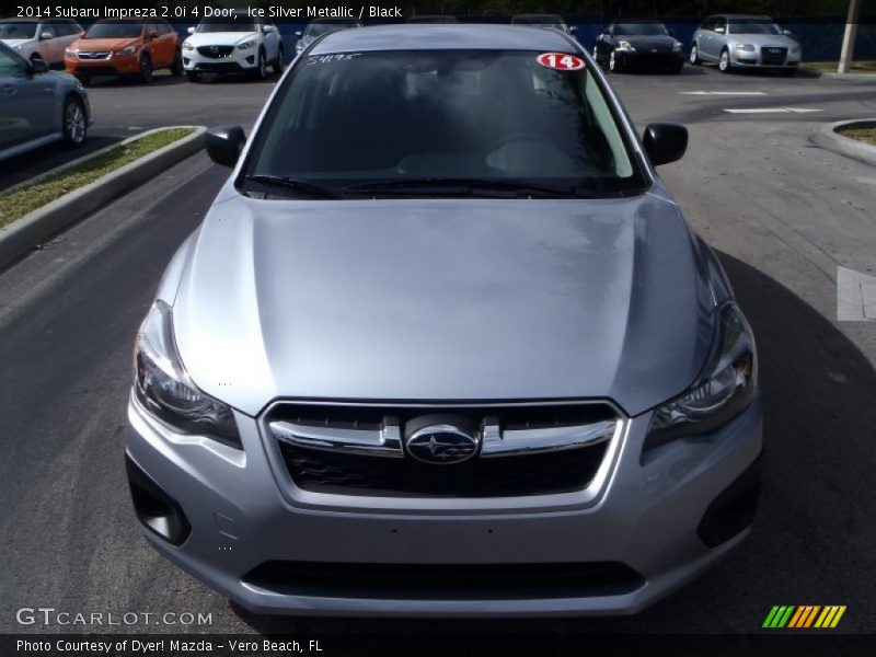 Ice Silver Metallic / Black 2014 Subaru Impreza 2.0i 4 Door