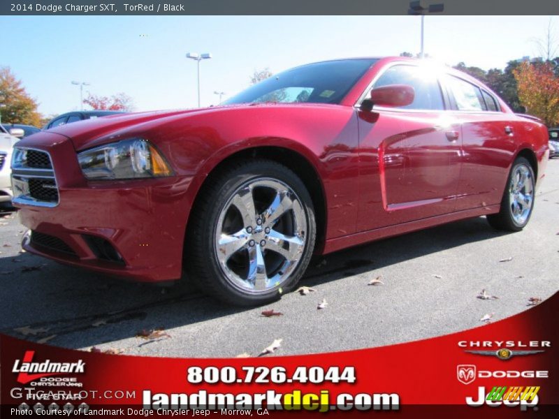 TorRed / Black 2014 Dodge Charger SXT