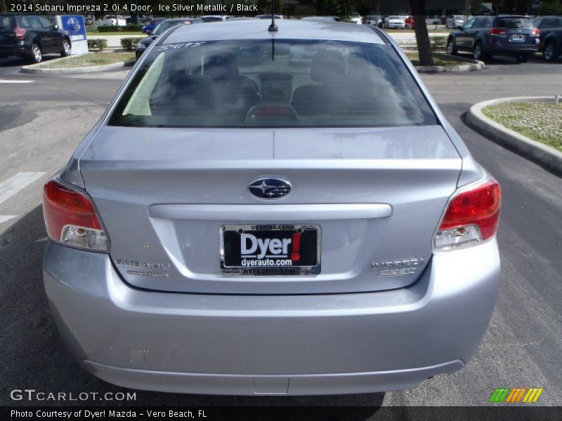 Ice Silver Metallic / Black 2014 Subaru Impreza 2.0i 4 Door