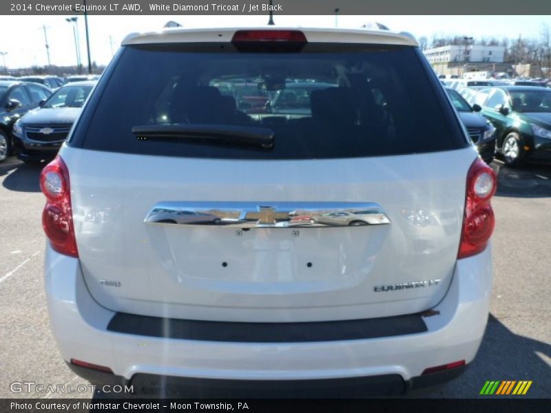 White Diamond Tricoat / Jet Black 2014 Chevrolet Equinox LT AWD