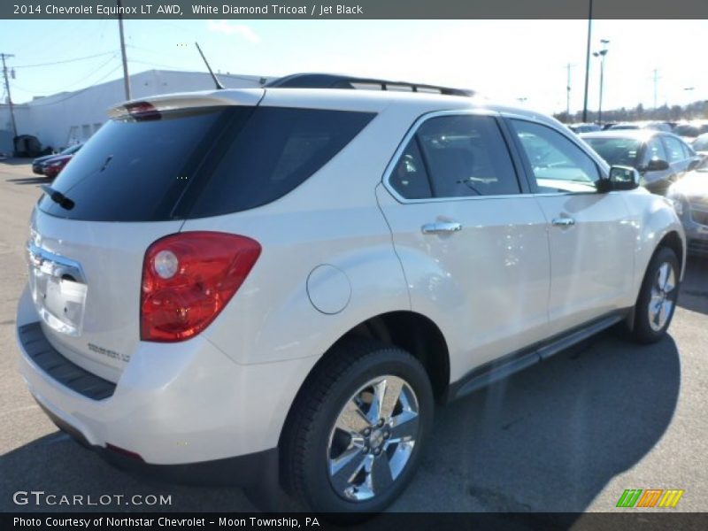 White Diamond Tricoat / Jet Black 2014 Chevrolet Equinox LT AWD