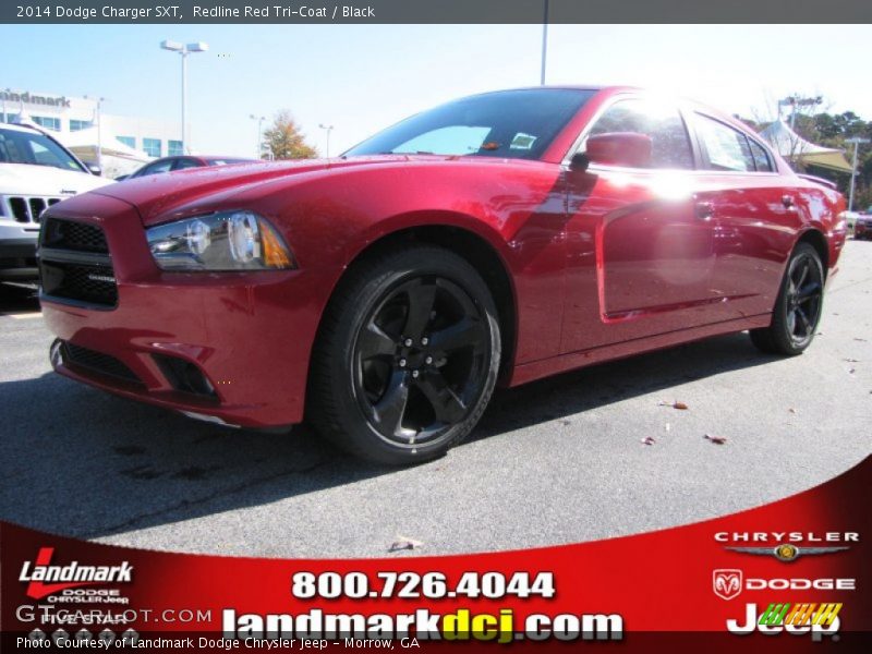 Redline Red Tri-Coat / Black 2014 Dodge Charger SXT
