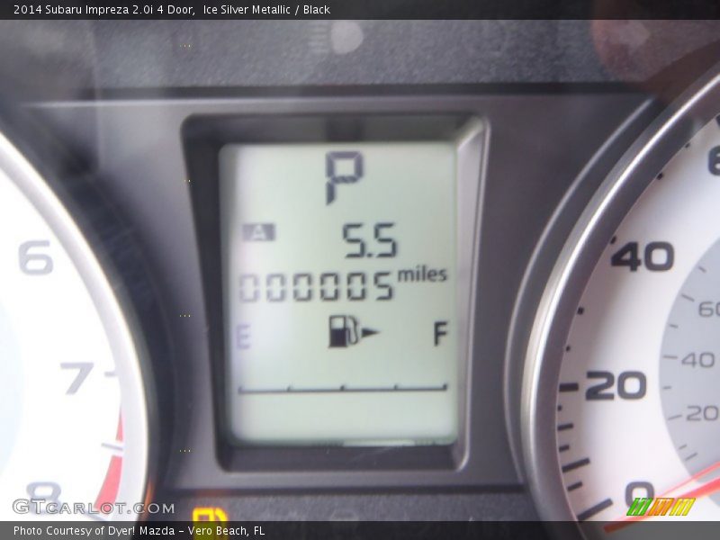 Ice Silver Metallic / Black 2014 Subaru Impreza 2.0i 4 Door