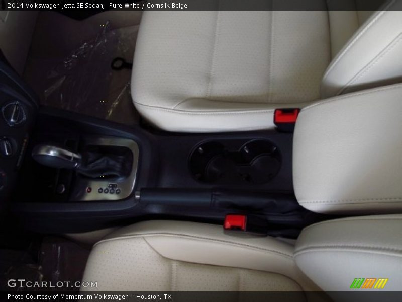 Pure White / Cornsilk Beige 2014 Volkswagen Jetta SE Sedan