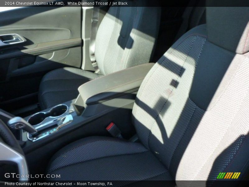 White Diamond Tricoat / Jet Black 2014 Chevrolet Equinox LT AWD