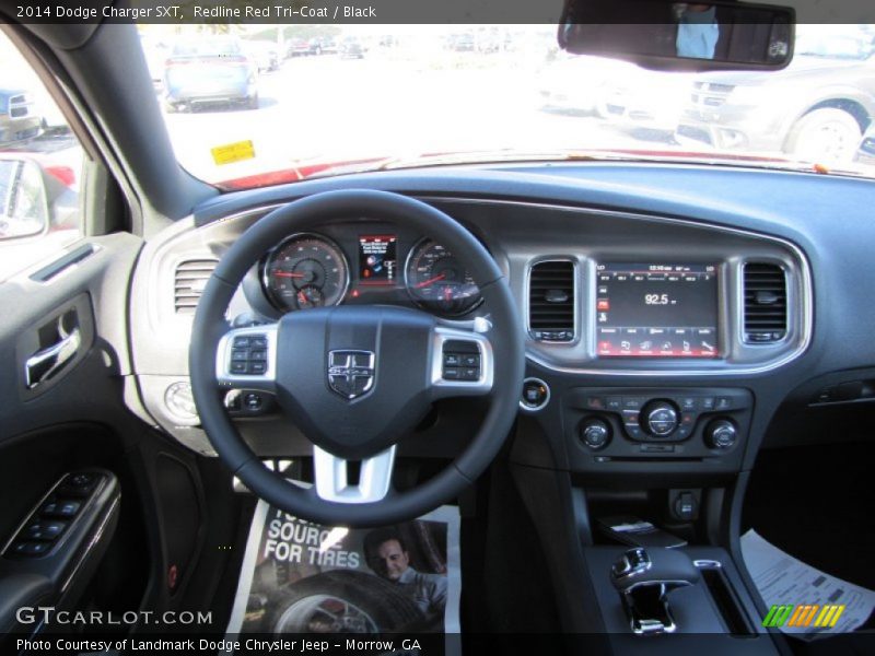 Redline Red Tri-Coat / Black 2014 Dodge Charger SXT