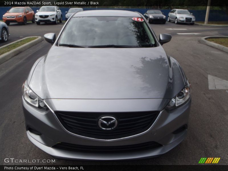 Liquid Siver Metallic / Black 2014 Mazda MAZDA6 Sport