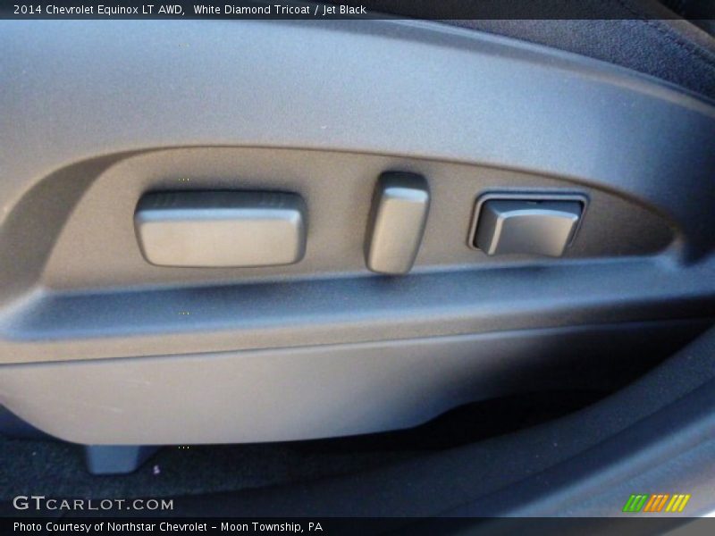 White Diamond Tricoat / Jet Black 2014 Chevrolet Equinox LT AWD