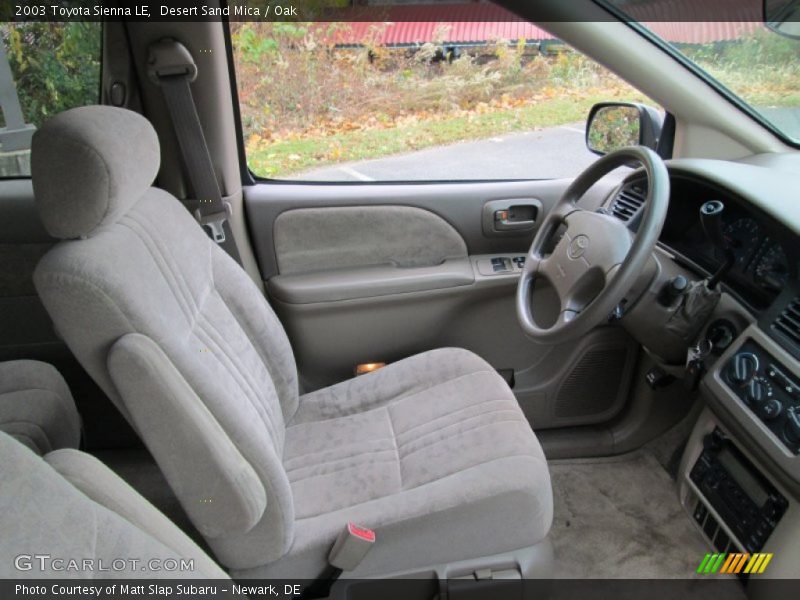Desert Sand Mica / Oak 2003 Toyota Sienna LE