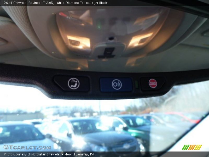White Diamond Tricoat / Jet Black 2014 Chevrolet Equinox LT AWD