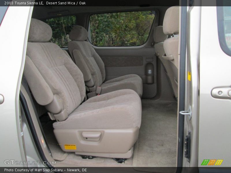 Desert Sand Mica / Oak 2003 Toyota Sienna LE