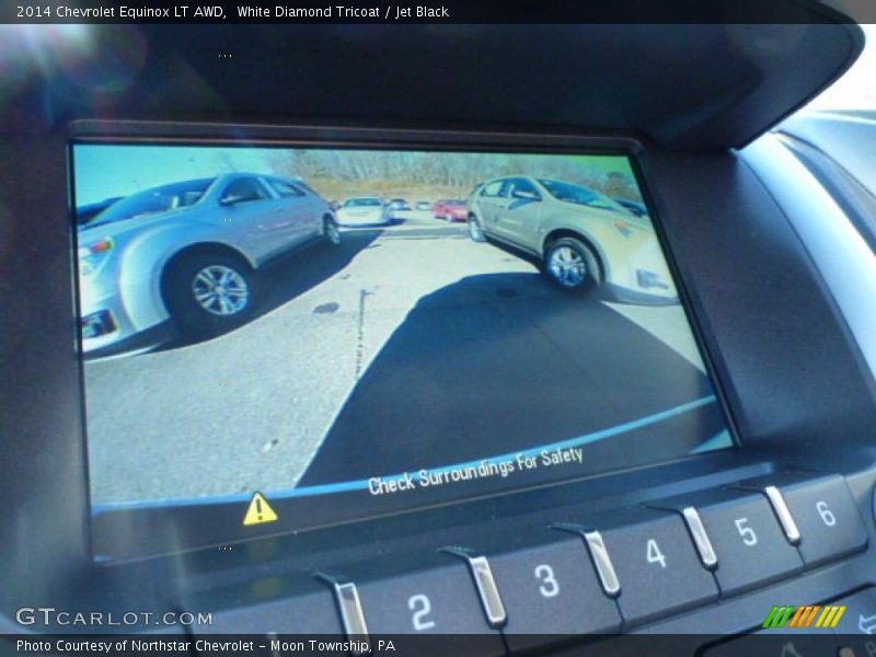 White Diamond Tricoat / Jet Black 2014 Chevrolet Equinox LT AWD