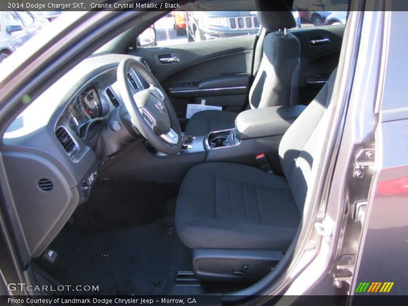 Granite Crystal Metallic / Black 2014 Dodge Charger SXT