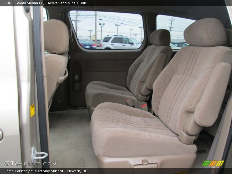 Desert Sand Mica / Oak 2003 Toyota Sienna LE