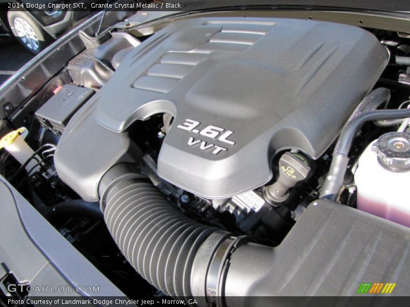 Granite Crystal Metallic / Black 2014 Dodge Charger SXT