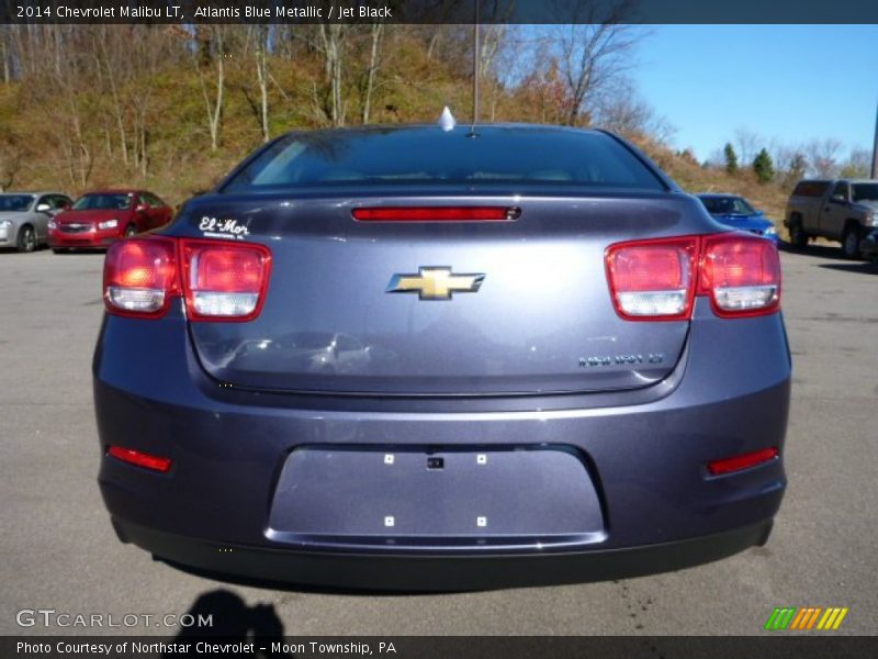 Atlantis Blue Metallic / Jet Black 2014 Chevrolet Malibu LT
