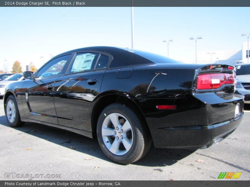 Pitch Black / Black 2014 Dodge Charger SE